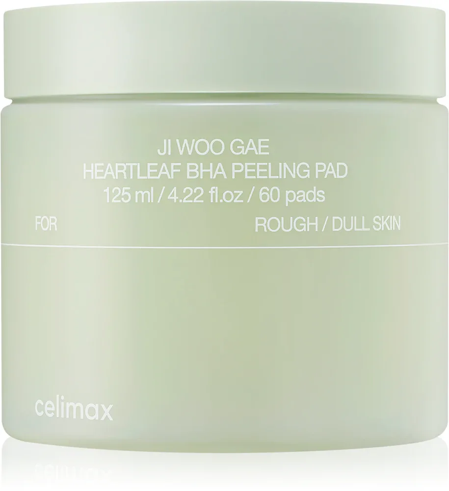 celimax Ji Woo Gae One Step Mild Cleansing Pad - Питательные пилинговые диски, 60 шт
