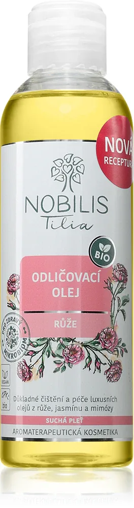 Nobilis Tilia Odlicovací Olej Růže - Масло для снятия макияжа с увлажняющим действием, 200 мл