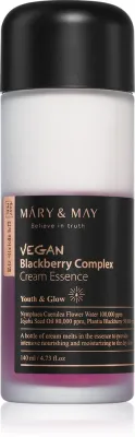 MARY & MAY Blackberry Complex Cream Essence - Концентрированная увлажняющая эссенция для чувствительной кожи, 140 мл
