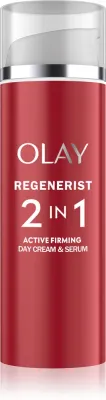 Olay Regenerist 2 in 1 Day Cream & Serum - Упругий дневной крем и сыворотка против морщин 2w1, 50 мл