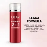 Olay Regenerist 2 in 1 Day Cream & Serum - Упругий дневной крем и сыворотка против морщин 2w1, 50 мл — фото 2