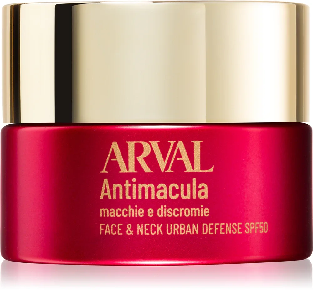 Arval Antimacula Face & Neck Urban Defense SPF50 - Крем защитный от пигментации, 50 мл
