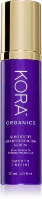 KORA Organics Noni Night AHA Resurfacing Serum - Регенерирующая сыворотка, 30 мл