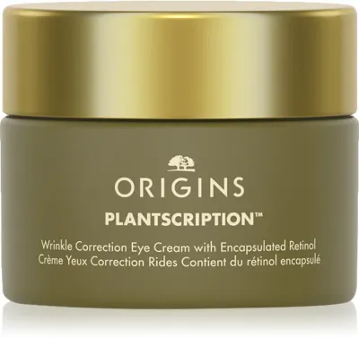 Origins Plantscription Wrinkle Correction Eye Cream With Encapsulated Retinol - Крем для глаз с увлажняющим и разглаживающим действием с ретинолом, 15 мл
