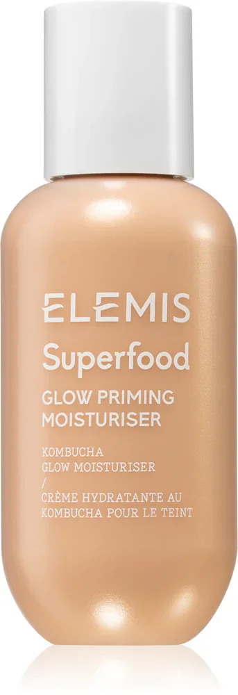 Elemis Superfood Glow Priming Moisturiser - Розовый крем для лица, увлажняющий и осветляющий, 60 мл