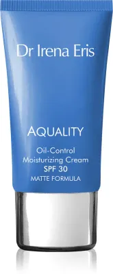 Dr Irena Eris Aquality Oil-Control Moisturizing Cream - Крем глубокого увлажнения против морщин SPF 30, 50 мл