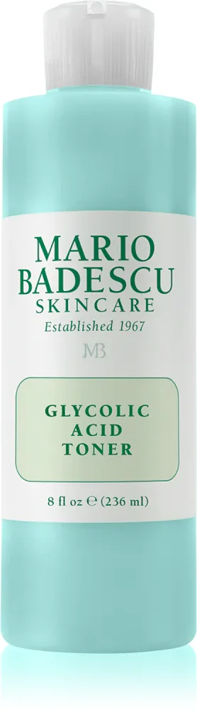 Mario Badescu Glycolic Acid Toner - Тоник для лица, уменьшающий признаки старения для сухой и комбинированной кожи, 236 мл