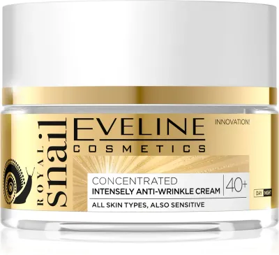 Eveline Cosmetics Royal Snail - Антивозрастной крем для лица дневной и ночной 40+, 50 мл
