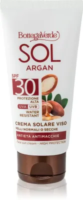 Bottega Verde Sol Argan - Крем для загара против пигментации SPF 30, 50 мл