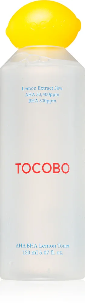 TOCOBO AHA BHA Lemon Toner - Тоник осветляющий для выравнивания тона кожи, 150 мл