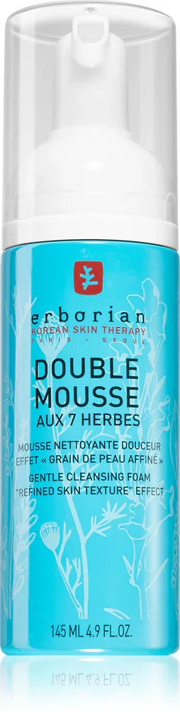Erborian 7 Herbs Double Mousse - Нежная очищающая пенка, 145 мл