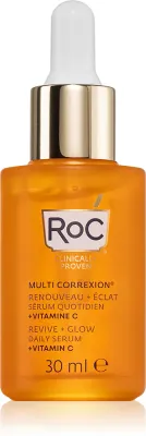 RoC Multi Correxion Revive + Glow - Сыворотка осветляющая с витамином C для лица и шеи, 30 мл