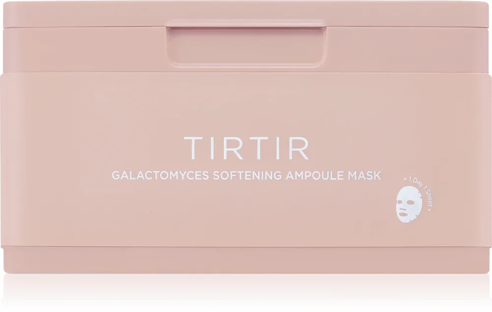TIRTIR Ampoule Mask Galactomyces - Маска осветляющая в листовом формате с эффектом разглаживания, 30 шт