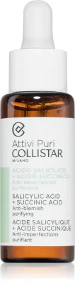 Collistar Attivi Puri Salicylic Acid + Succinic Acid - Сыворотка детокс-очищение для лица, 30 мл