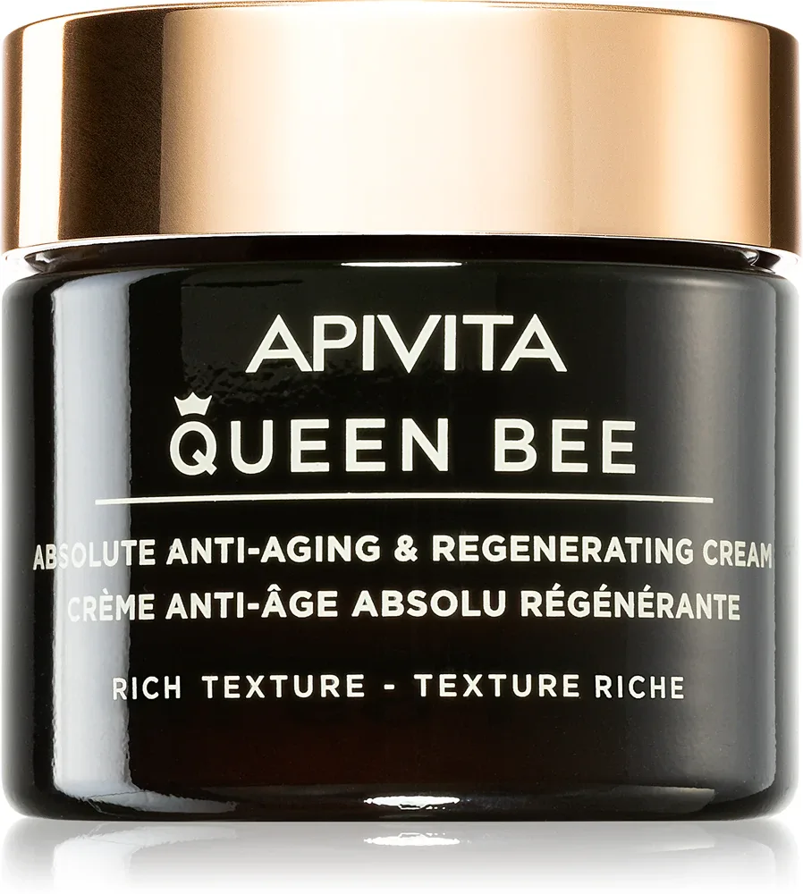 Apivita Queen Bee Cream Rich - Крем регенерирующий против старения и укрепляющий кожу, 50 мл