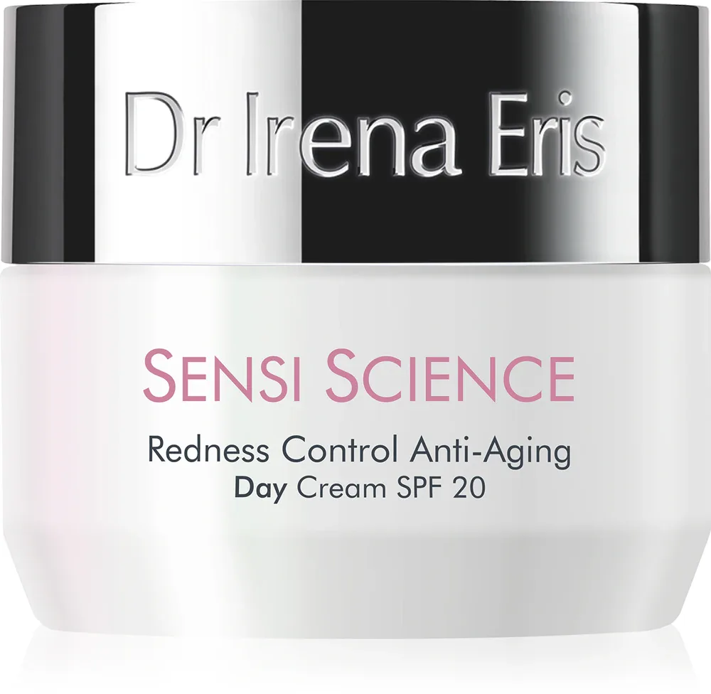 Dr Irena Eris Sensi Science Redness Control Anti-Aging Day Cream - Интенсивный крем для лица против морщин, разглаживающий кожу SPF20, 50 мл