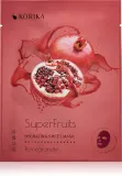 KORIKA SuperFruits Pomegranate - Set of 5 Hydrating Face Sheet Masks - Набор масок для лица по сниженной цене с увлажняющим действием Граната Pomegranate, 5 г — фото 2
