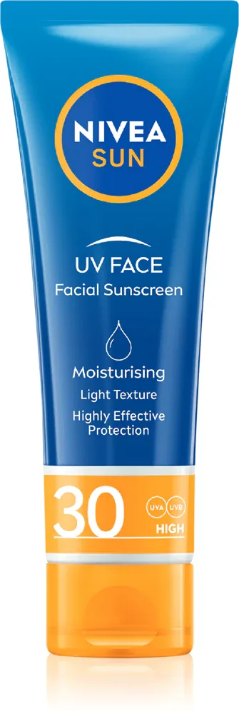 NIVEA SUN - Увлажняющий крем для лица с SPF SPF 30, 50 мл