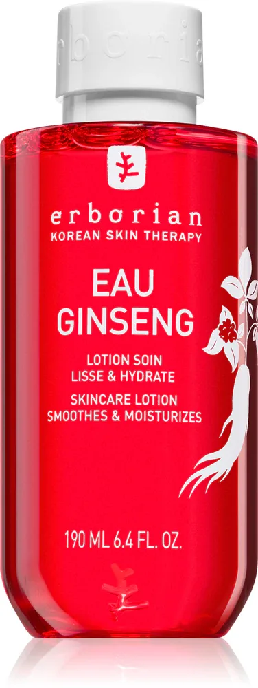 Erborian Ginseng Skincare Lotion - Тоник увлажняющий для лица для эффекта осветления и сглаживания кожи, 190 мл