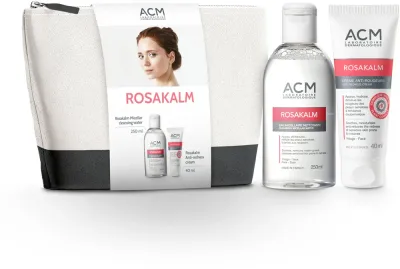 ACM Rosakalm Gift Set - Праздничный набор для чувствительной кожи с предрасположенностью к пигментации