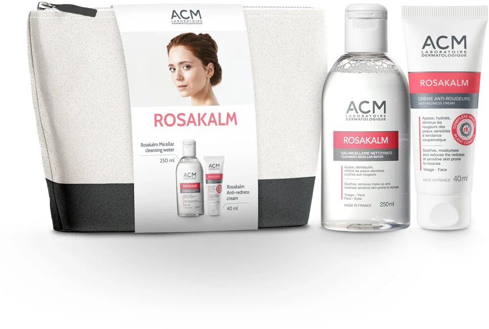 ACM Rosakalm Gift Set - Праздничный набор для чувствительной кожи с предрасположенностью к пигментации