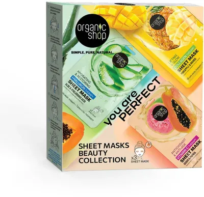 Organic Shop You Are Perfect - набор тканевых масок, 3 шт