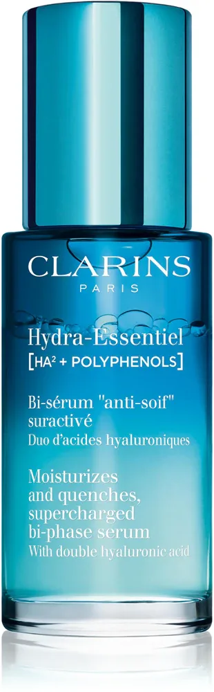 Clarins Hydra-Essentiel [HA²] Bi-Phase Serum - Увлажняющая сыворотка для лица, 30 мл