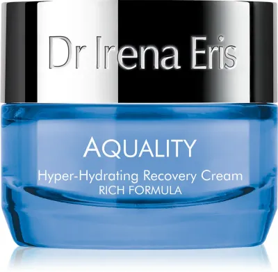 Dr Irena Eris Aquality Hyper-Hydrating Recovery Cream Rich Formula - Крем глубокого увлажнения против морщин, 50 мл