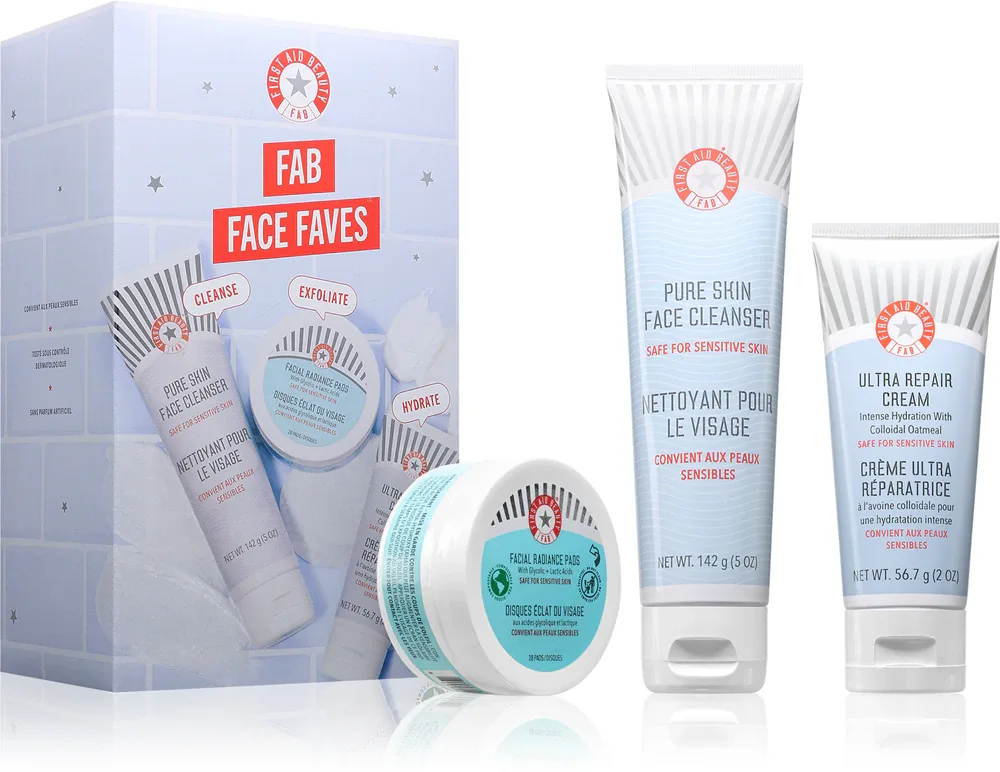 First Aid Beauty FAB Face Faves - Набор для ухода за кожей лица
