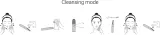 Щётка для лица Notino Beauty Electro Collection 2 в 1, очищающая и с массажёром для глаз, водостойкая IPX7, 1 шт — фото 4