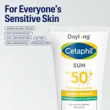 Daylong Cetaphil SUN Sensitive - Легкий защитный флюид для чувствительной кожи SPF 50+, 50 мл — фото 2