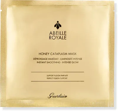 GUERLAIN Abeille Royale Honey Cataplasm Mask - Маска в тканевом покрытии с увлажняющим и разглаживающим действием, 4 шт