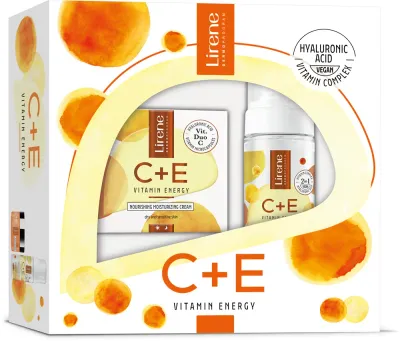 Lirene Vitamin Energy C+E - Подарочный набор для сухой и чувствительной кожи для женщин