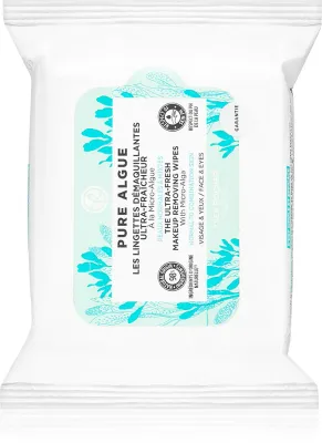 Yves Rocher Pure Algue - Салфетки для снятия макияжа, 20 шт