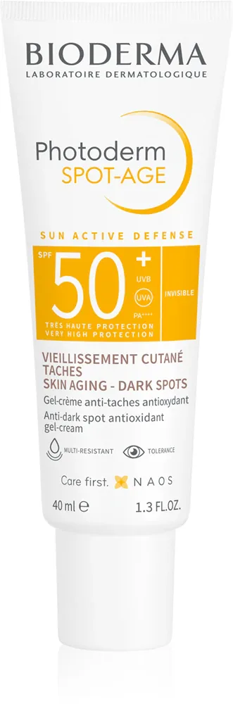 Bioderma Photoderm Spot-Age - Крем для загара против старения кожи SPF 50+, 40 мл