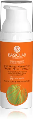 BasicLab Dermocosmetics Protecticus - Легкая эмульсия, защищающая от воздействия внешних факторов SPF 50+, 50 мл