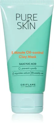 Oriflame Pure Skin - Очищающая маска из глины против несовершенств кожи, 50 мл