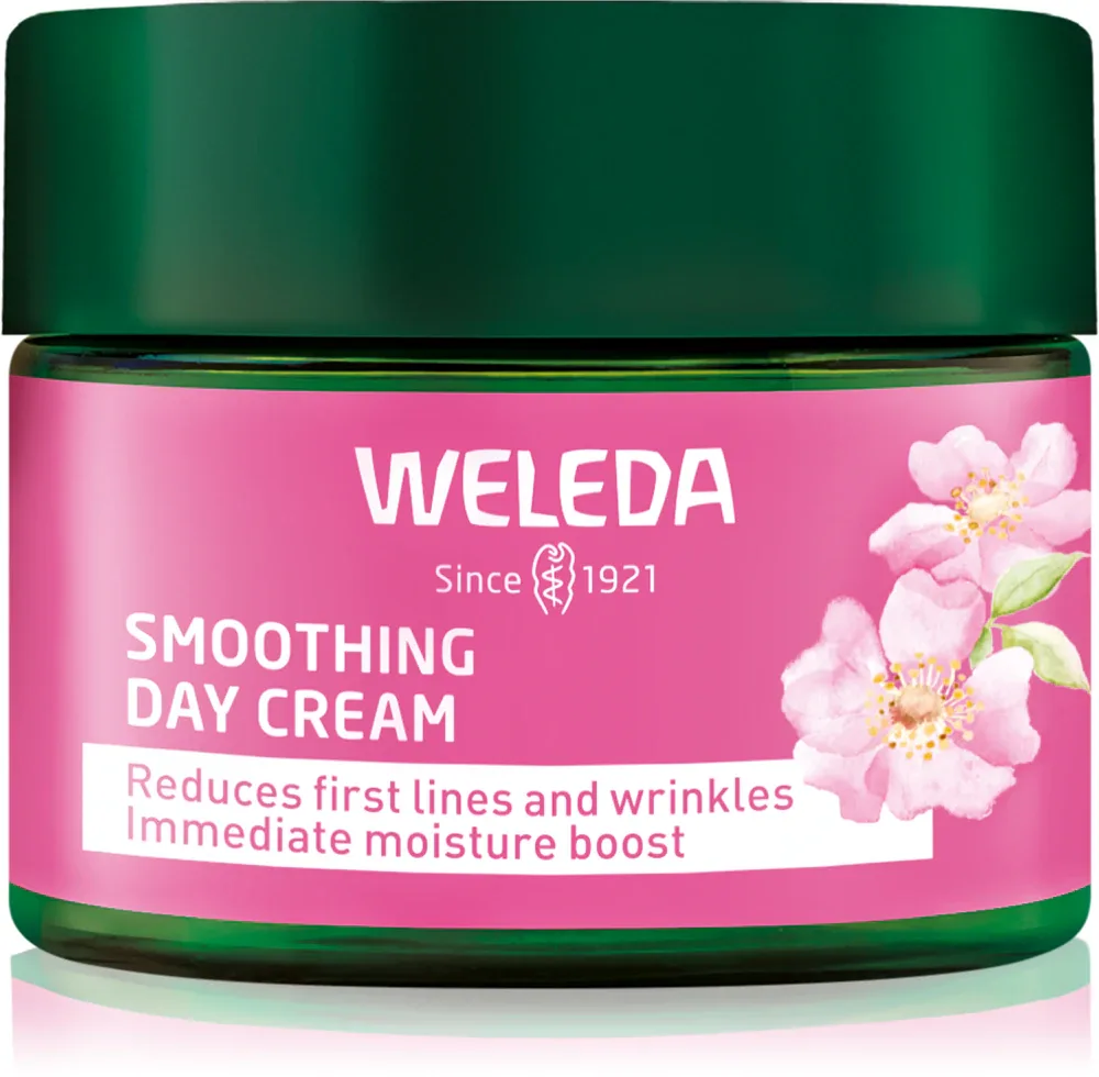 Weleda Wild Rose & White Tea - Розовый крем для лица, осветляющий на день, 40 мл