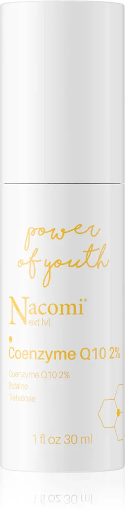 Nacomi Next Level Power of Youth - Сыворотка для лица с коэнзимом Q10, укрепляющая, 30 мл