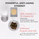 Apivita Bee Tech Concentrates C15 Propolis Correct Serum - Сыворотка для лица с антивозрастным эффектом, 30 мл — фото 7
