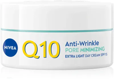 NIVEA Q10 Anti-Wrinkle - Лёгкий крем для лица против морщин SPF 15, 50 мл