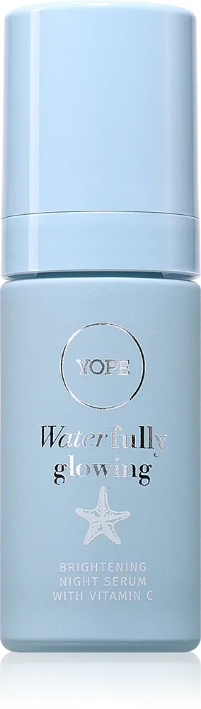 Yope Waterfully Glowing Brightening Night Serum - Сыворотка осветляющая с витамином C, 30 мл