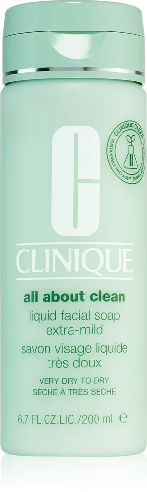 Clinique Liquid Facial Soap Extra-Mild - Мыло в жидкой форме для сухой и очень сухой кожи