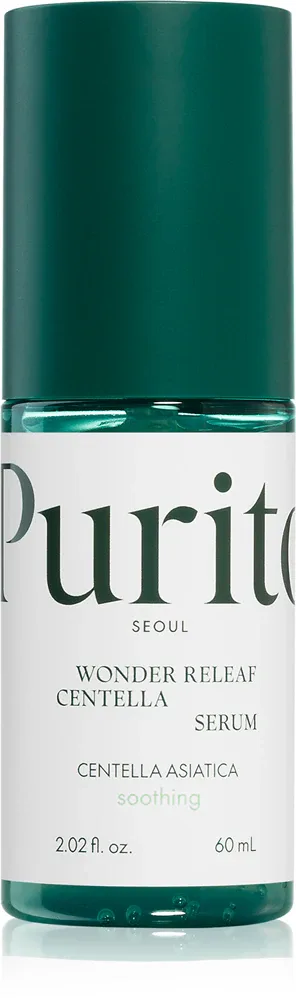 Purito Wonder Releaf Centella Serum - Сыворотка для лица, защищающая от внешних загрязнений, 60 мл