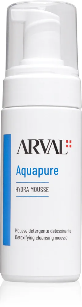 Arval Aquapure Hydra Mousse - Очищающая детокс-пенка для снятия макияжа, 150 мл