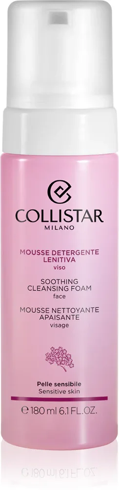 Collistar Brightening Cleansing Foam - Пенка для очищения кожи для осветления и смягчения, 180 мл