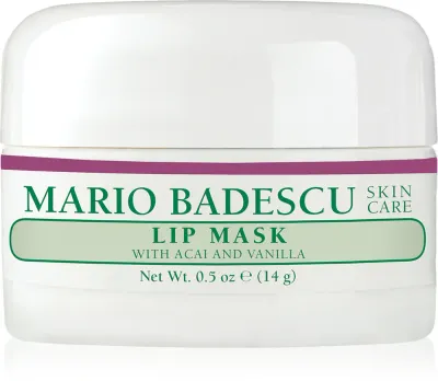 Маска для губ Mario Badescu Lip Mask with Acai and Vanilla увлажняющая, питательная, 14 г