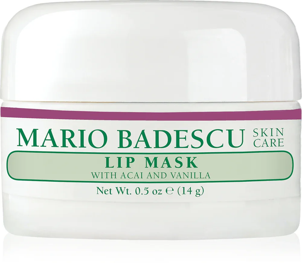 Маска для губ Mario Badescu Lip Mask with Acai and Vanilla увлажняющая, питательная, 14 г
