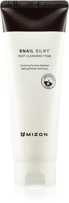 Mizon Snail Silky - Пенка для глубокого очищения с экстрактом улиточного слизи, 150 мл