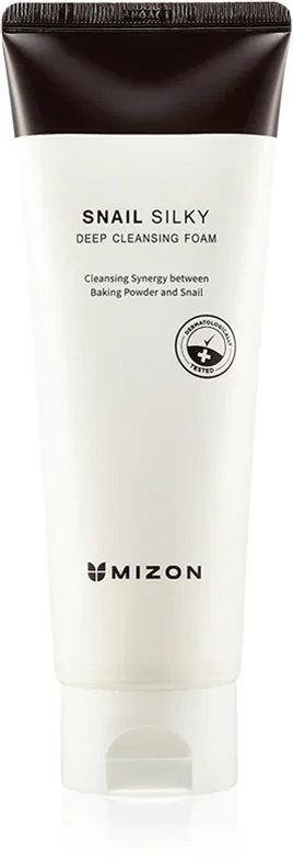 Mizon Snail Silky - Пенка для глубокого очищения с экстрактом улиточного слизи, 150 мл